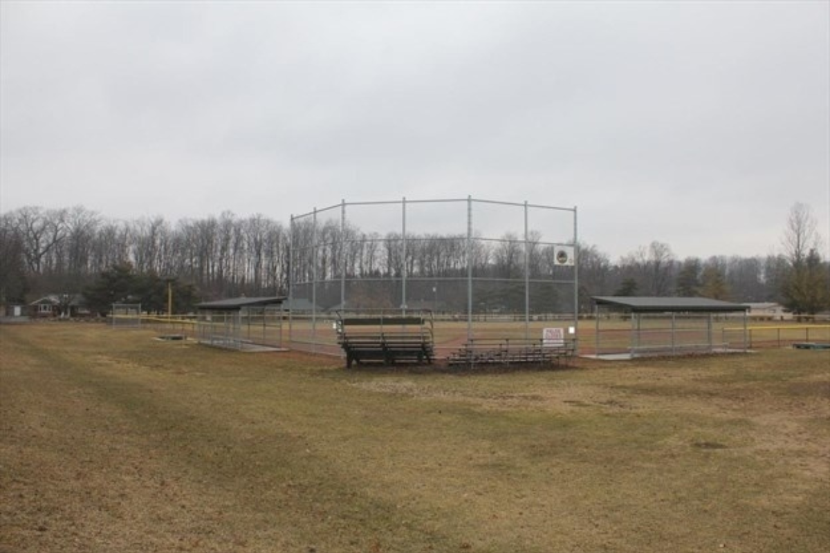 baseball field in Kitchener park
