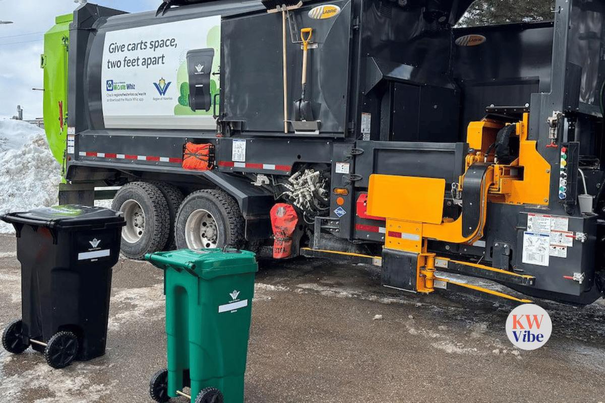 residents putting carts out